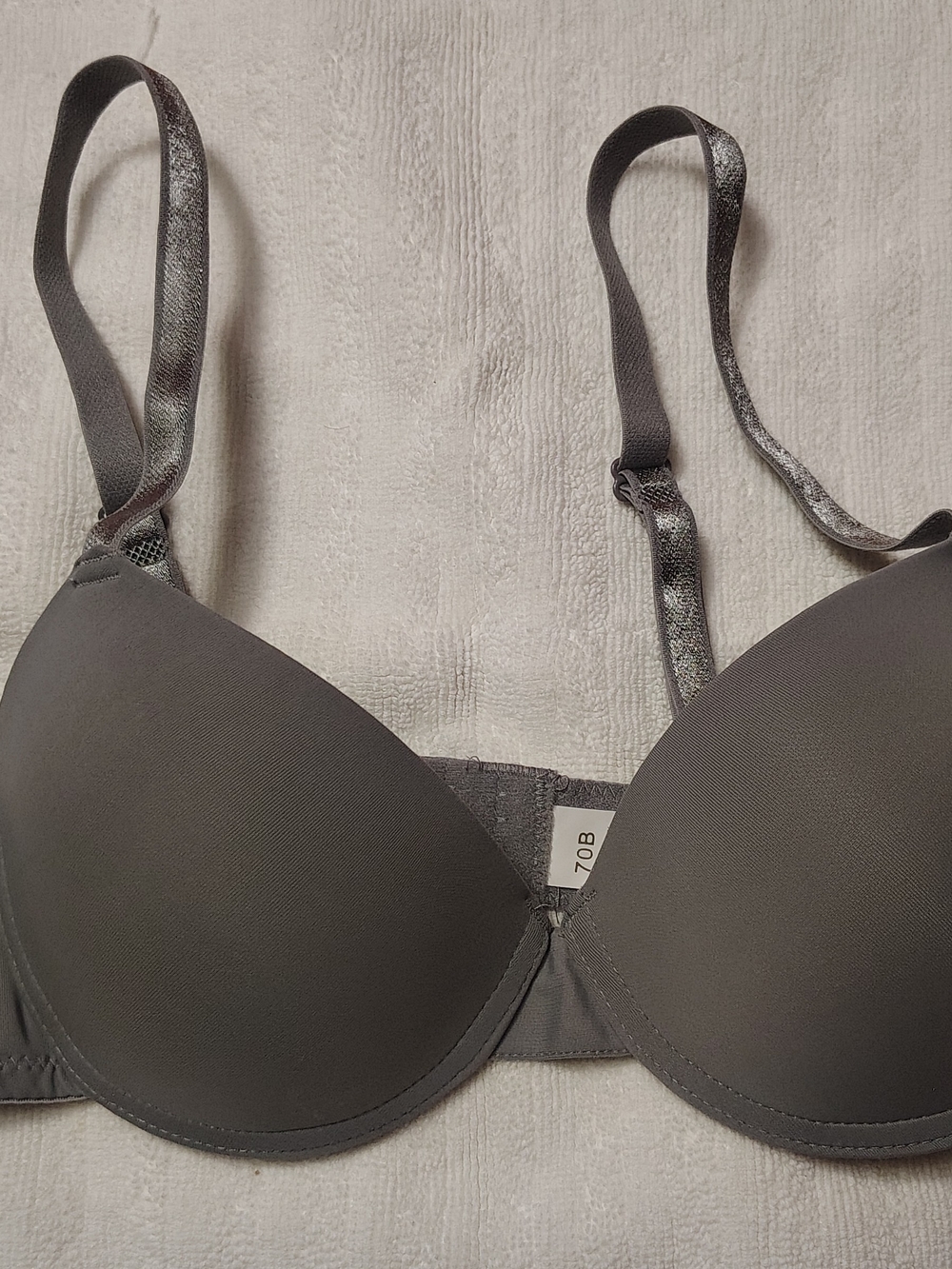 Classic Smooth T-Shirt Bra - Gray